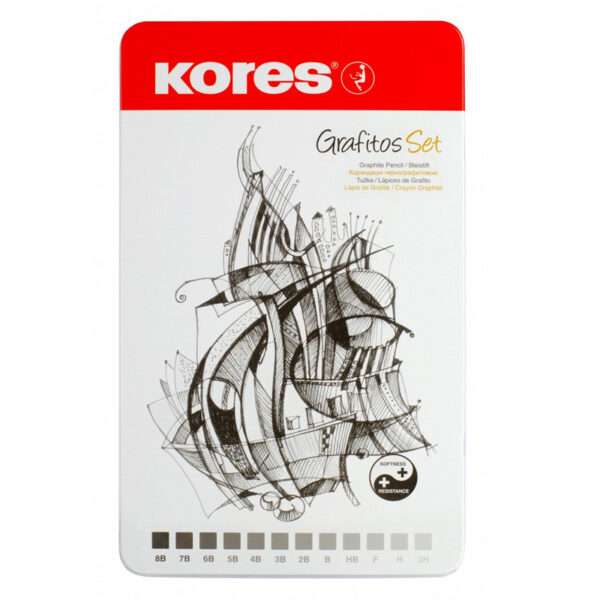 Set de Lápices de Dibujo Kores x 12 Un