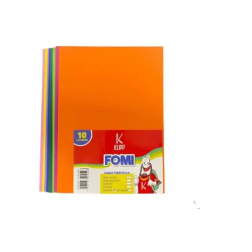 Foamy Octavo x 10 Un. Colores Surtidos-KLIPP