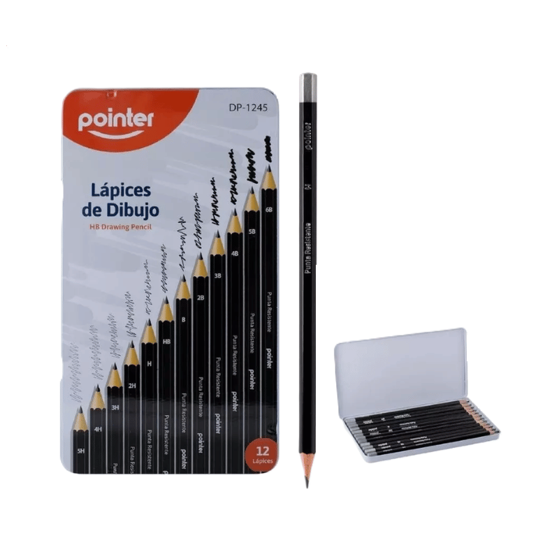 Set de Lápices de Dibujo Pointer x 12 Un-DP1245 - Imagen 2
