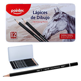 Set de Lápices x 12 Un Pointer DP-6121 - Imagen 2