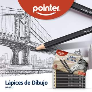Set de Lápices x 12 Un Pointer DP-6121 - Imagen 3