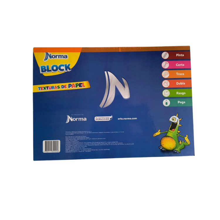 Block Norma Texturas De Papel X 50 Hojas - Imagen 2